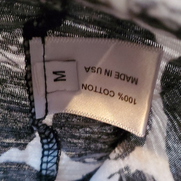 Proenza Schouler black and white ink blot long sleeve tshirt size medium euc - Picture 3 of 4